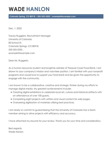 Cover Letter for Scholarship: Examples & Templates .